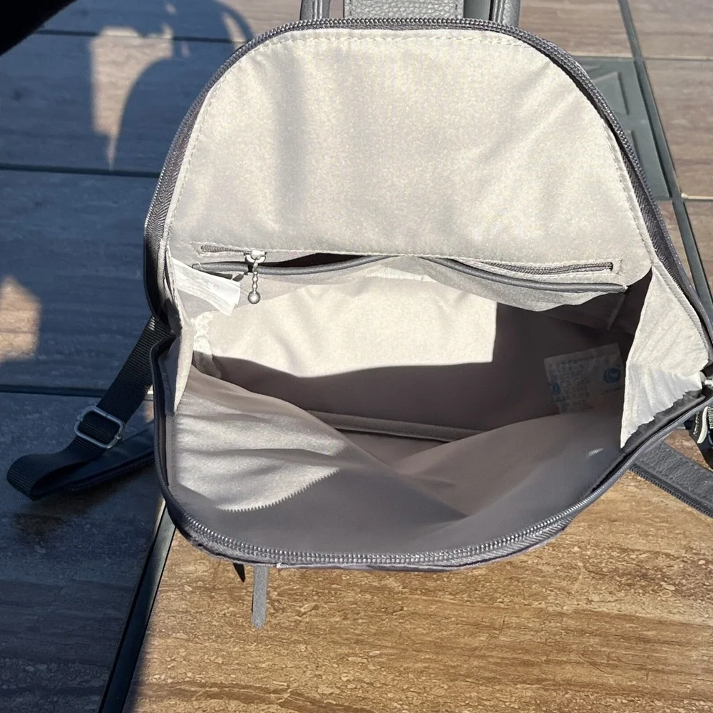 Baggallini Bags Gray Camouflage Nylon MM Metro Sling Backpack NWOT‎